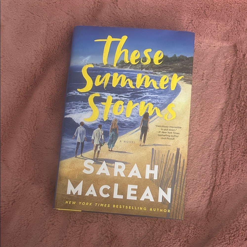 These Summer Storms by Sarah MacLean - Blue and Yellow Cover